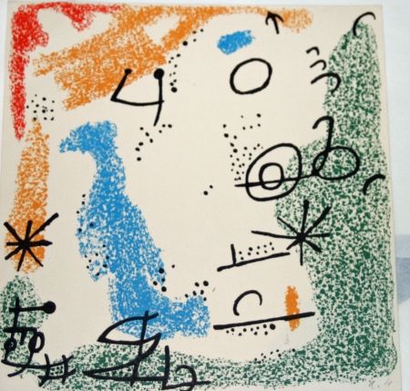 Lithographie Miró - Essences de la terra