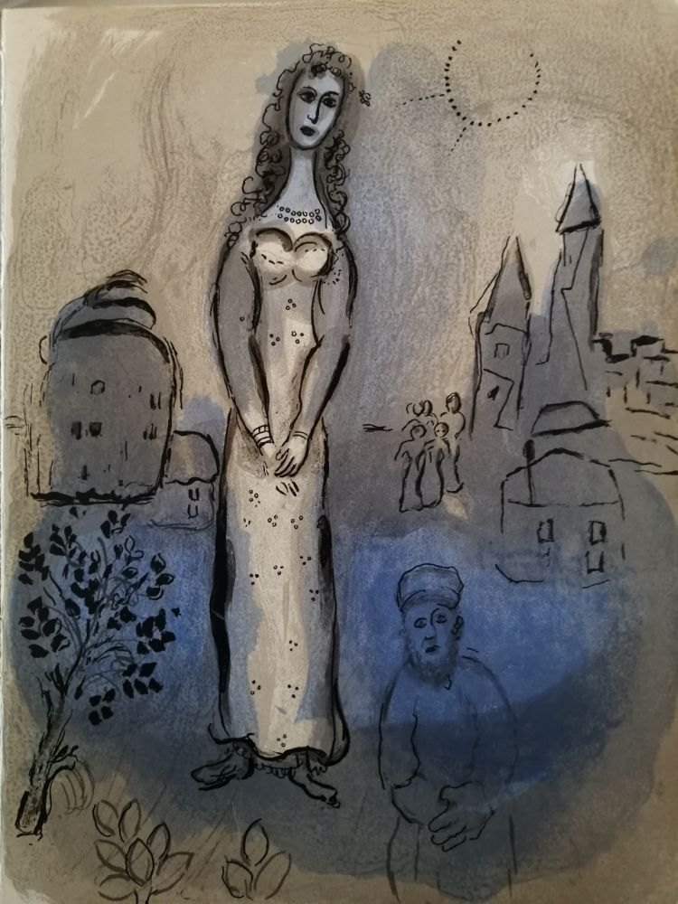 Lithographie Chagall - Esther