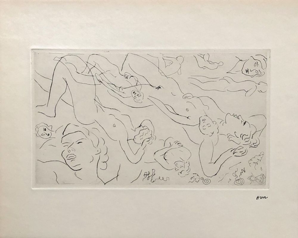 Gravure Matisse - Etude de nu