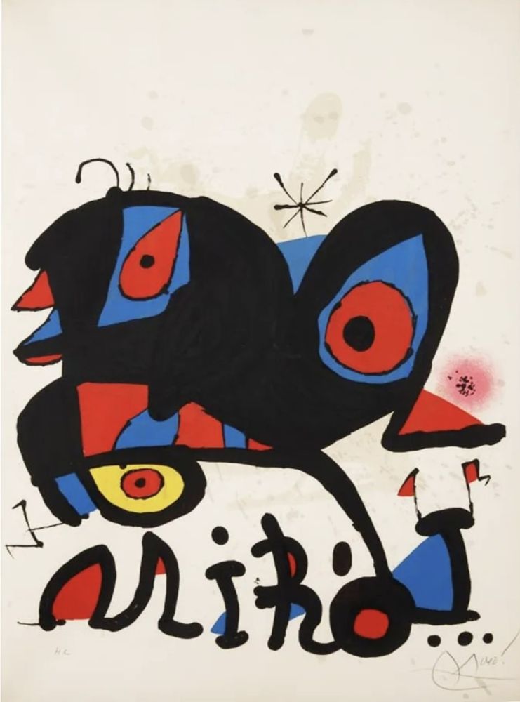 Lithographie Miró - Exhibition Miro at the Louisiana Humlebaek Denmark