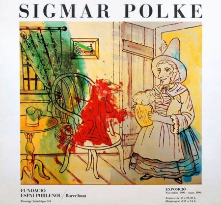 Affiche Polke - Exhibition Poster Espai Poblenou