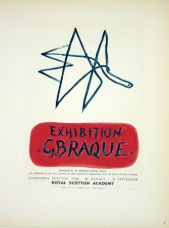 Lithographie Braque - Exhibition  Royal Scottish Academy