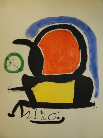 Lithographie Miró - Exhibition 
