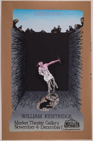 Sérigraphie Kentridge - Exhibition William Kentridge (Pit Monotypes)