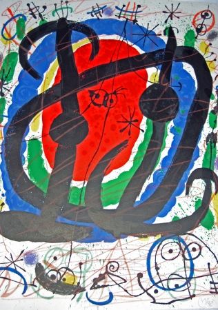 Lithographie Miró - Exhibition XXII Salon de Mai 