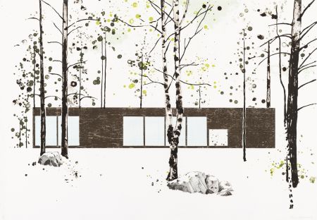 Gravure Sur Bois Drummond - Experimental House for Marimekko