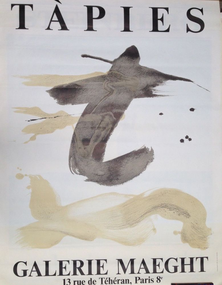 Lithographie Tàpies - Expo Maeght