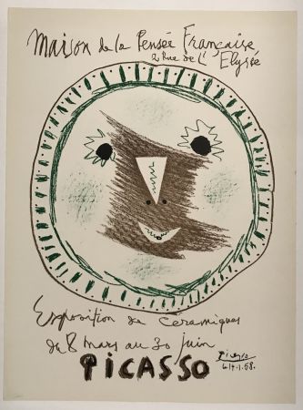 Lithographie Picasso - Exposition de Céramiques