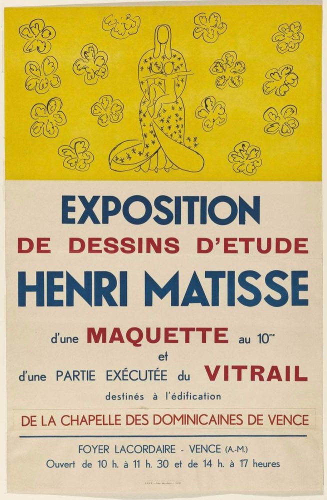 Lithographie Matisse (After) - Exposition De Dessin's D'Etude 