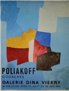 Affiche Poliakoff - Exposition Dina Virny