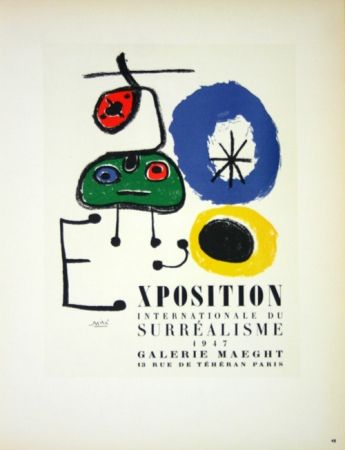 Aucune Technique Miró - Exposition du Surréalisme  Galerie Maeght 1947