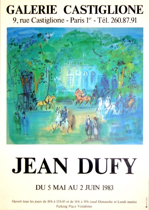 Offset Dufy - Exposition Galerie  Castiglione 