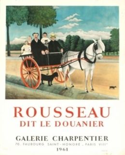Lithographie Rousseau - Exposition galerie charpentier