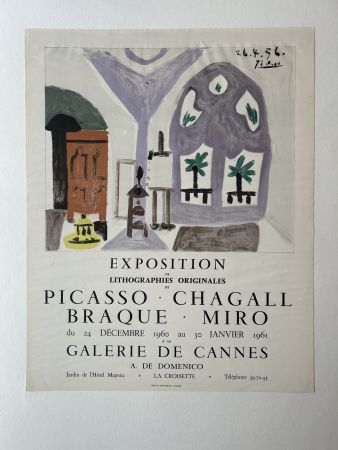 Lithographie Picasso - EXPOSITION GALERIE DES CANNES