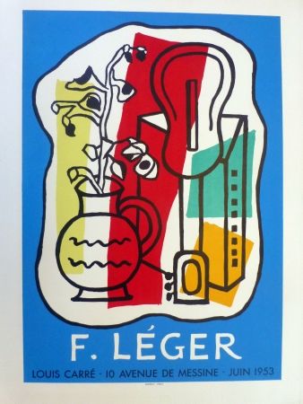 Lithographie Leger - Exposition Galerie Louis Carré, 1953