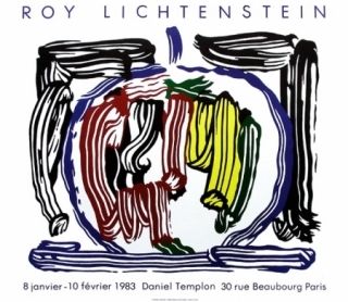 Affiche Lichtenstein - Exposition galerie Templon