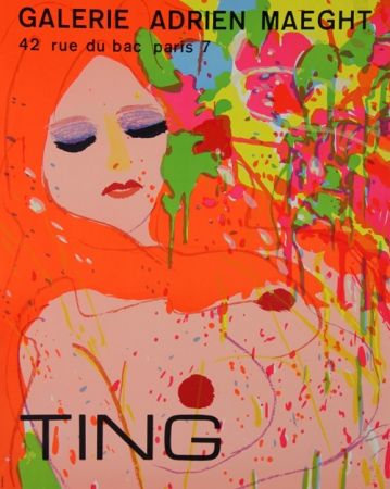Lithographie Ting - Exposition Maeght