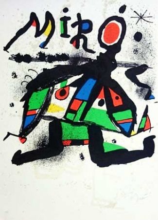 Lithographie Miró - Exposition Maeght