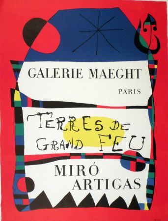 Lithographie Miró - Exposition 