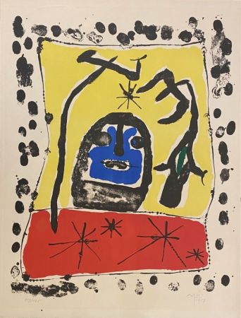 Lithographie Miró - Exposition à la Galerie Matarasso, Nice, 1957 