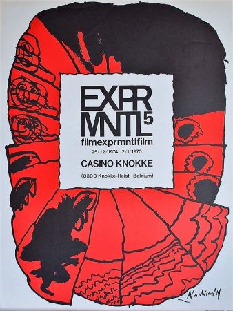 Affiche Alechinsky - Exprmntl 5 casino Knokke