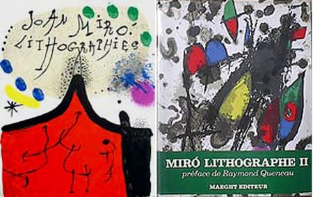 Livre Illustré Miró - F. Mourlot. - P. Cramer: MIRO LITHOGRAPHE I - IV. 1930 - 1972 (catalogue raisonné des lithographies 1930-1972)