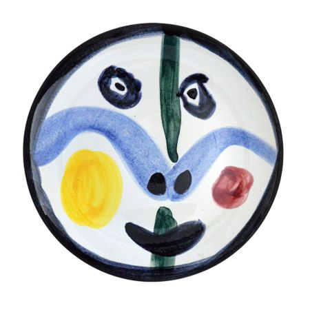 Céramique Picasso - Face No 0 Round Plate