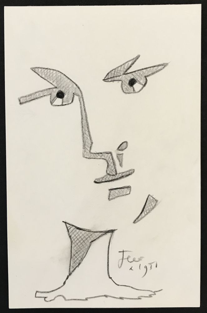 Aucune Technique Cocteau - Face of a Man