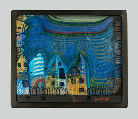 Multiple Hundertwasser - Fall in cloud. Fall in fog. Fall out