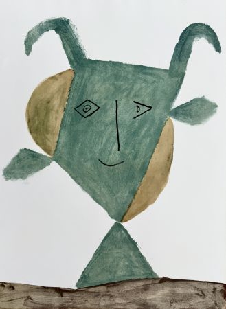 Pochoir Picasso - Faune Verte