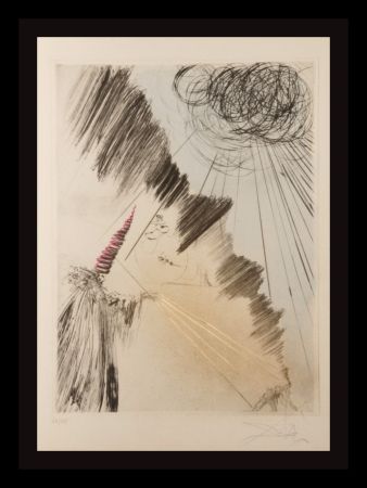 Gravure Dali - Faust Femme au Clown