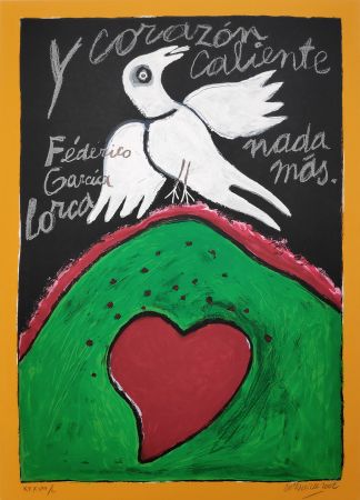 Sérigraphie Corneille - Federico Garcia Lorca