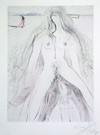 Gravure Dali - Femme a Cheval (Woman on Horseback)