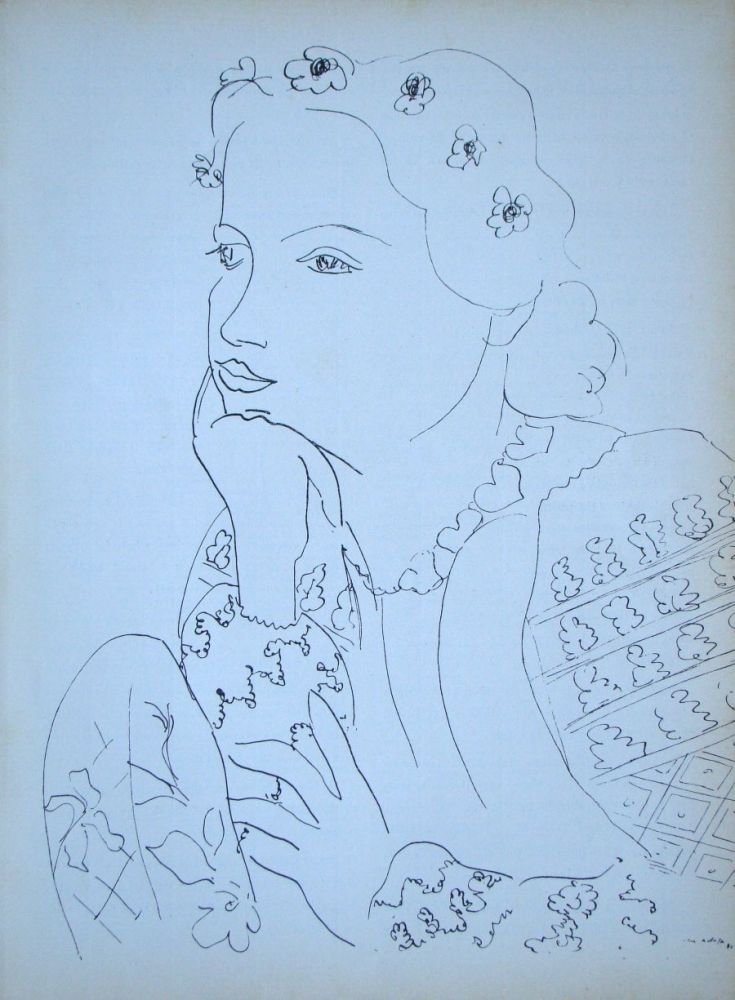 Offset Matisse (After) - Femme accoudée