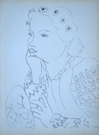 Offset Matisse (After) - Femme accoudée