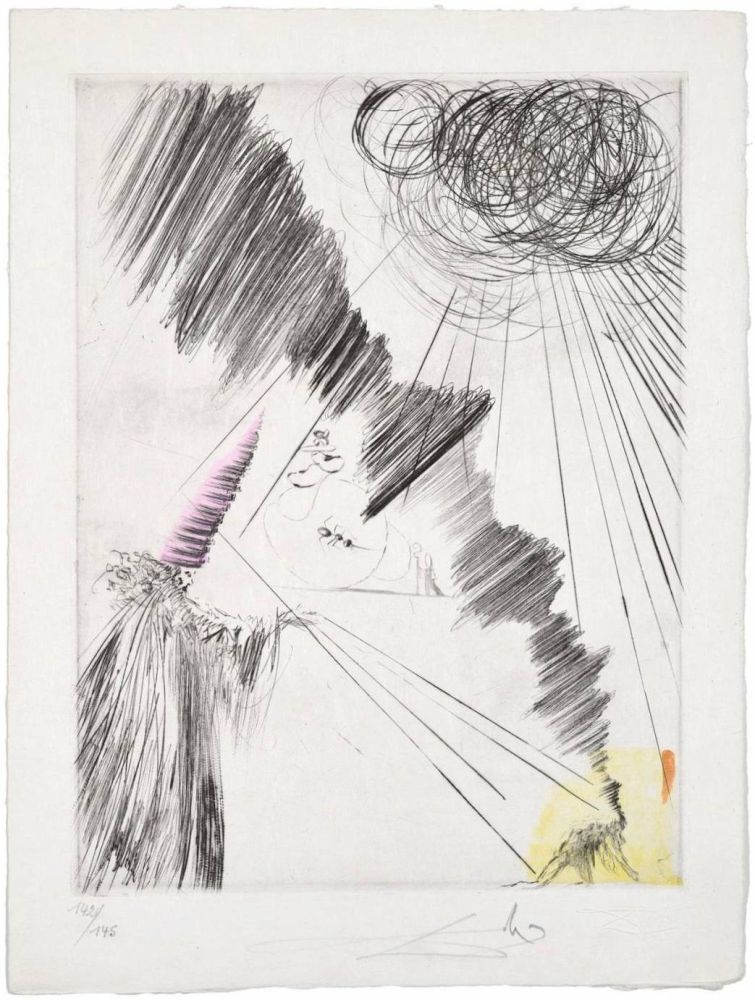 Pointe-Sèche Dali - Femme au clown (Woman with Clown)