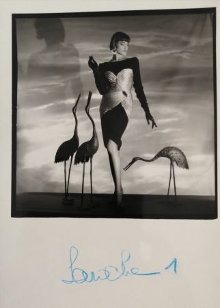 Photographie Horst  - Femme au hérons