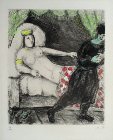 Gravure Chagall - Femme de Pothiphar