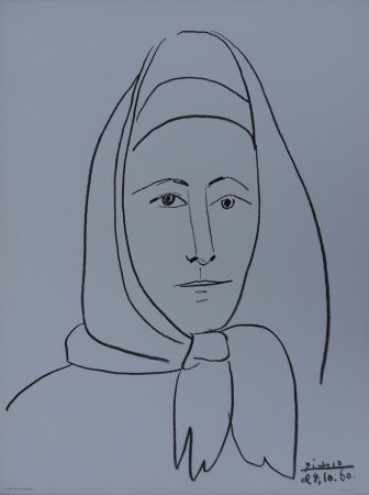 Lithographie Picasso - Femme d'Espagne