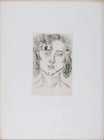 Eau-Forte Matisse - Femme en buste, 1920 - Scarce!