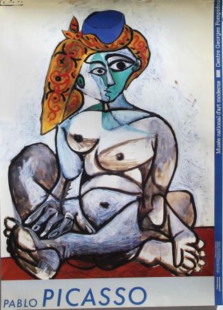 Offset Picasso - Femme Nue au Bonnet Turc