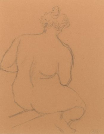 Aucune Technique Maillol - Femme nue de dos, accroupie