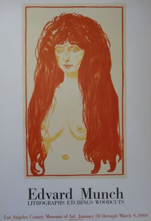 Livre Illustré Munch - Femme rousse
