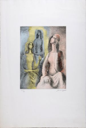Gravure Survage - Femmes de pêcheurs, c. 1931 - Hand-signed!