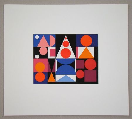 Sérigraphie Herbin - Fer Acier - 1946