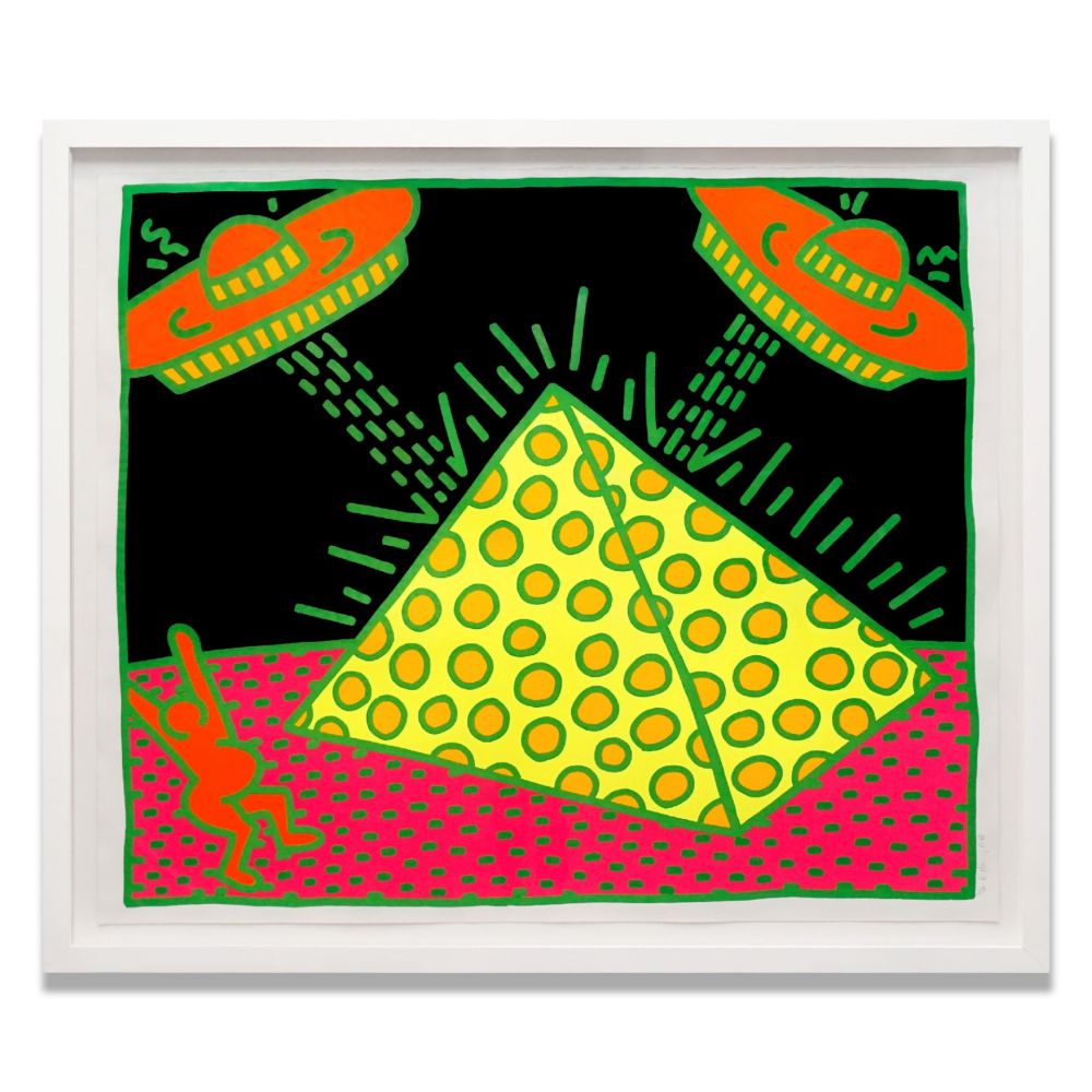 Sérigraphie Haring - Fertility 2, 1983