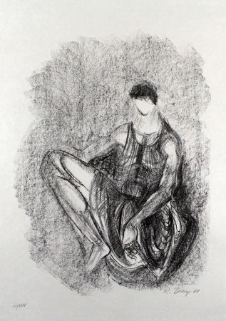 Lithographie Belling - Figur