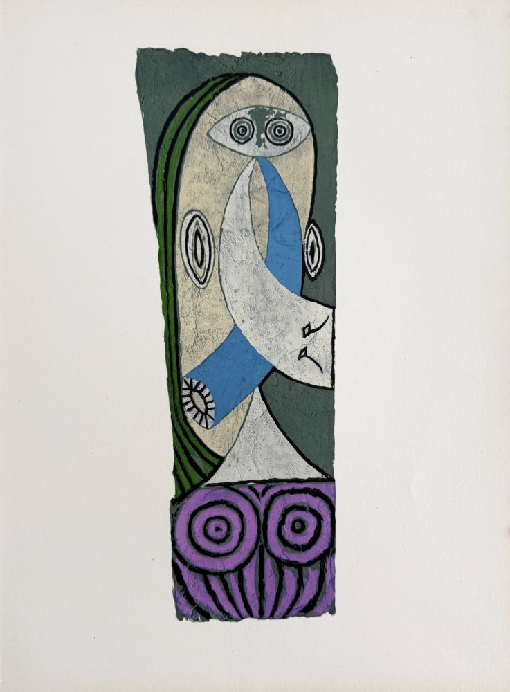 Lithographie Picasso - Figure