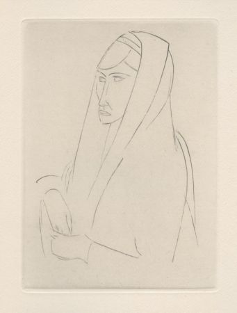 Gravure Derain - Figure,