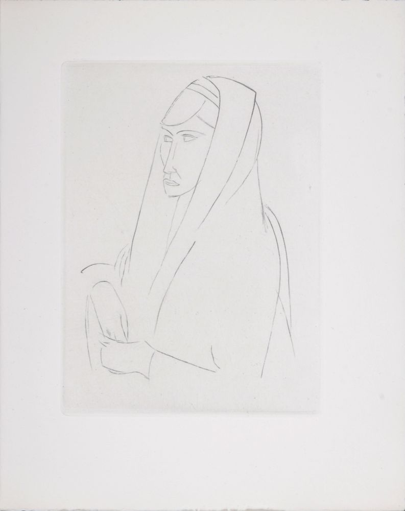 Gravure Derain - Figure, 1947